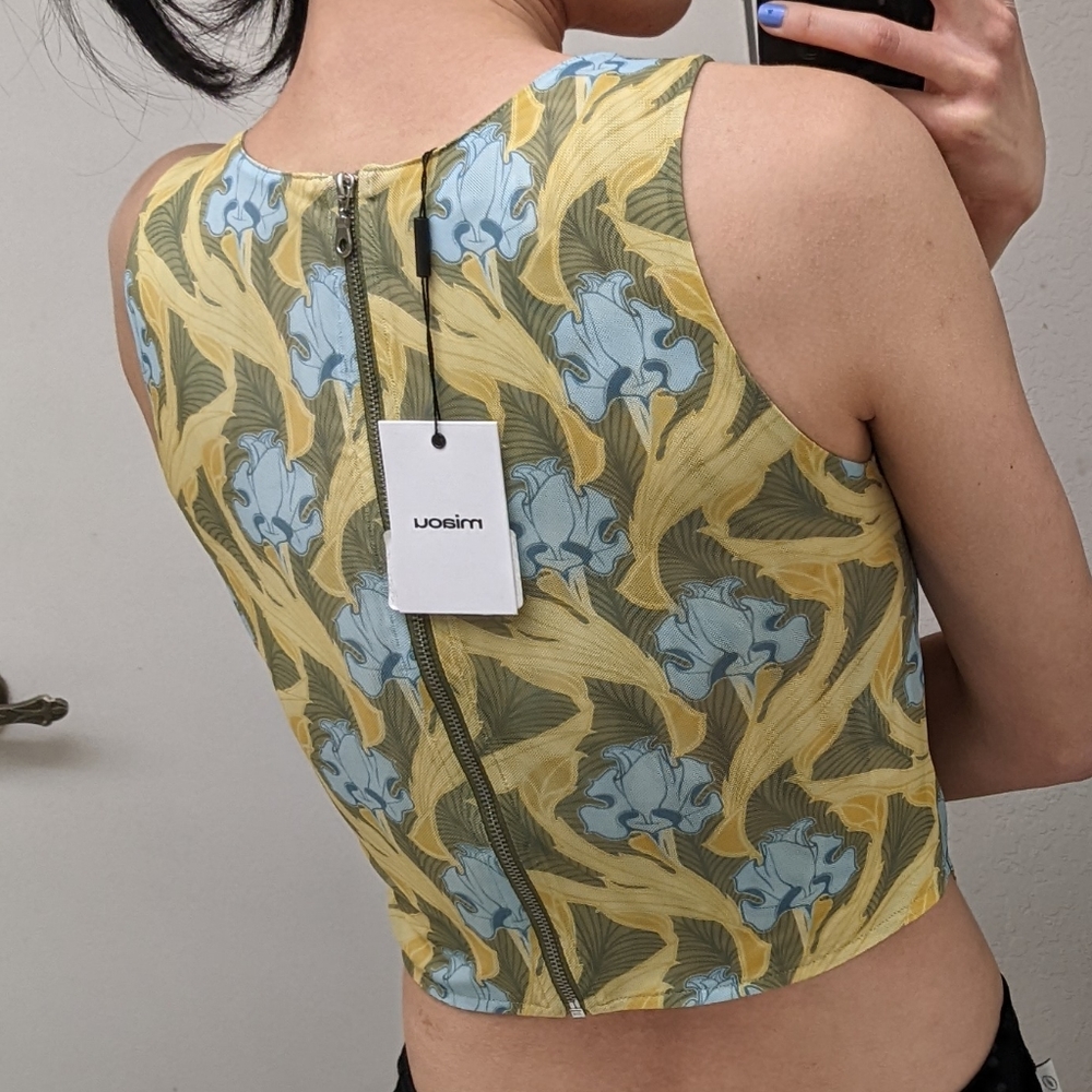 NWT MIAOU Campbell Corset Top size S - Picture 5 of 5